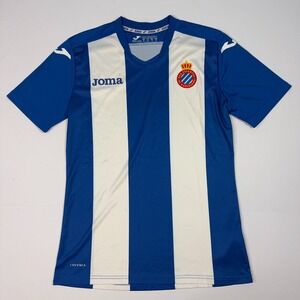 Joma Espanyol Home Jersey 2015-16 Mens Size S Football Spain Shirt‎